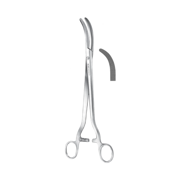 WERTHIEM Hysterectomy Forceps 25CM