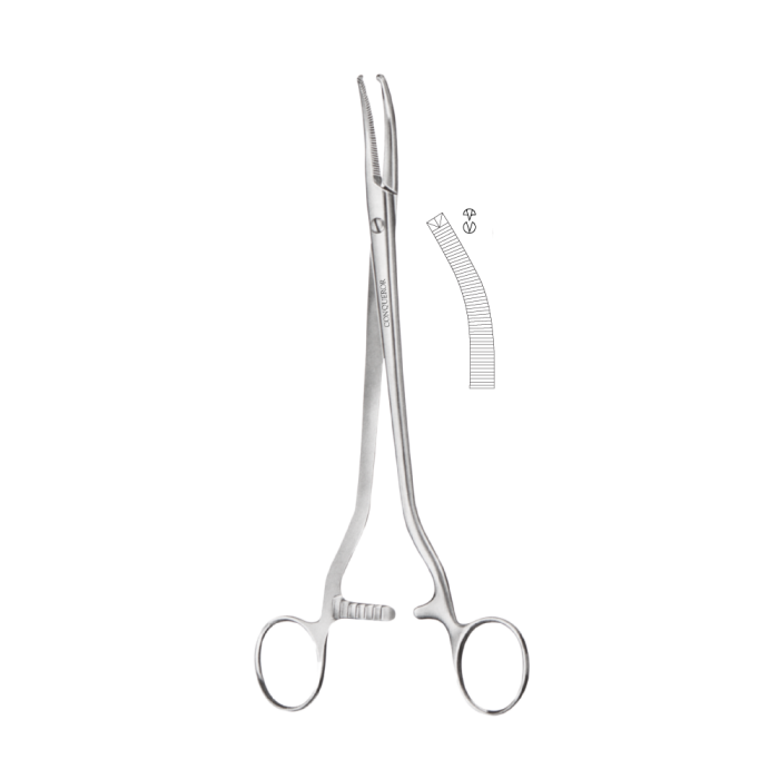 WERTHIEM Hysterectomy Forcep 24CM